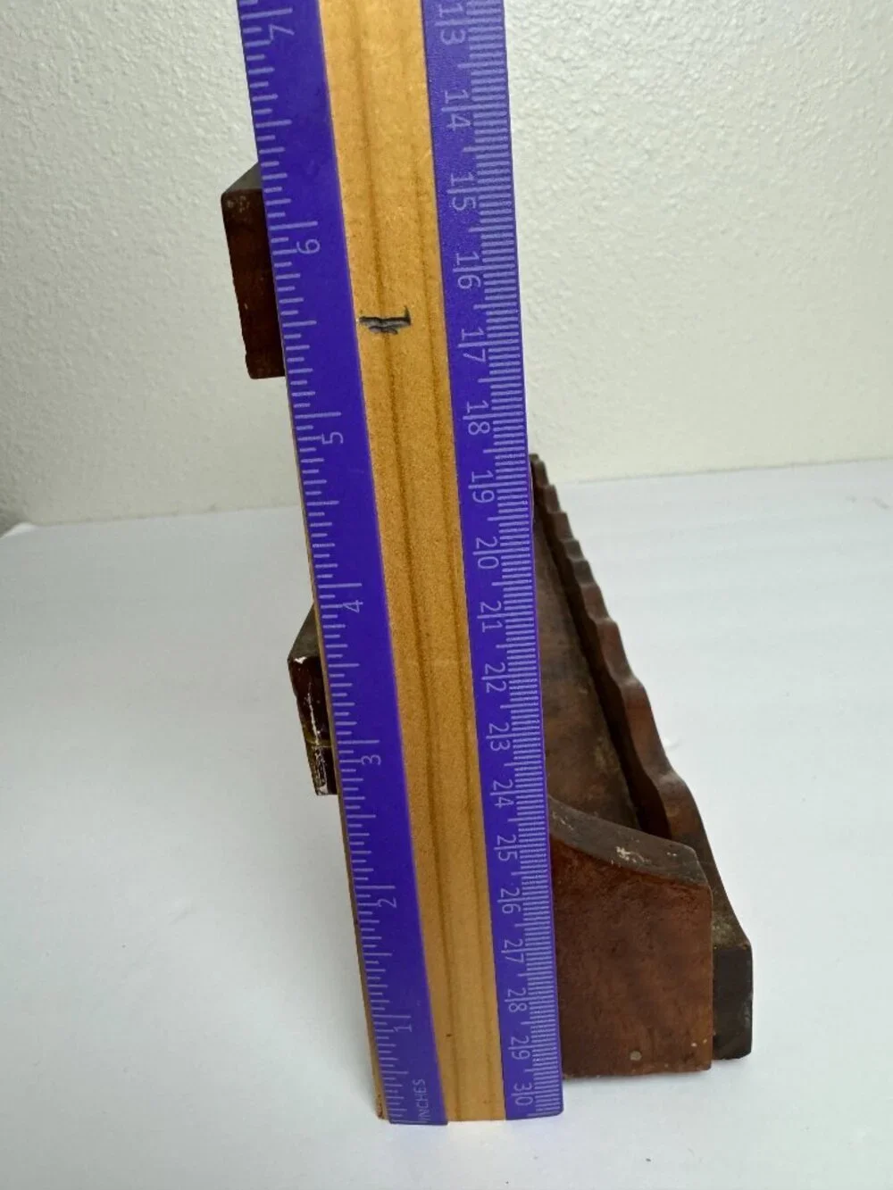 Vintage Wooden Shelf Spice Rack Display Shabby Chic Farmhouse Cottagecore